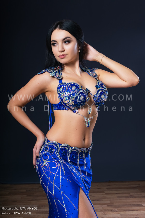 Professional bellydance costume (classic 181a)